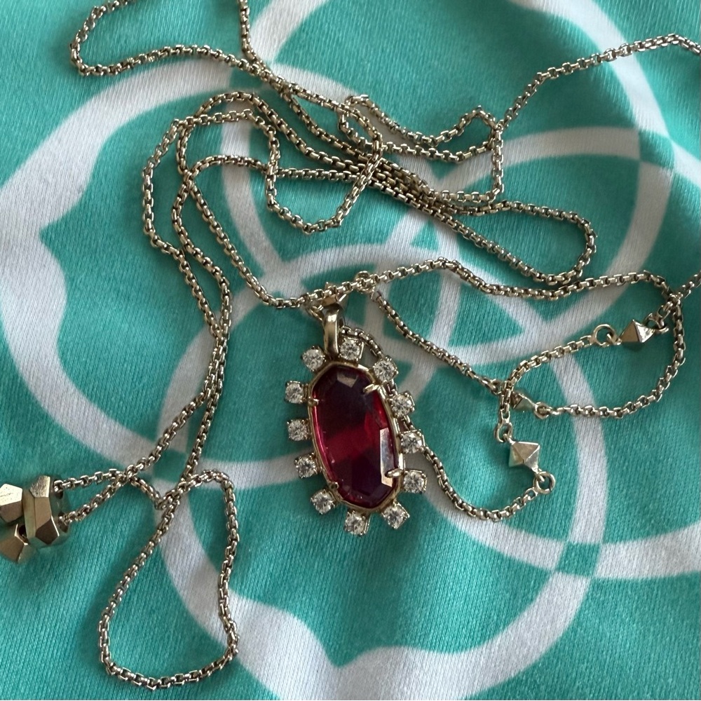 Kendra Scott Berry/Gold Brett Necklace
